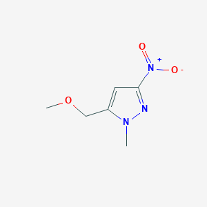 B2628577 5-(methoxymethyl)-1-methyl-3-nitro-1H-pyrazole CAS No. 1328640-84-1