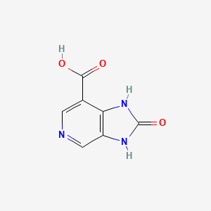 molecular formula C7H5N3O3 B2628611 2-Oxo-1,3-dihydroimidazo[4,5-c]pyridine-7-carboxylic acid CAS No. 1782640-50-9