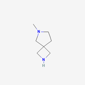 molecular formula C7H14N2 B2628641 6-Methyl-2,6-diazaspiro[3.4]octane CAS No. 135380-24-4