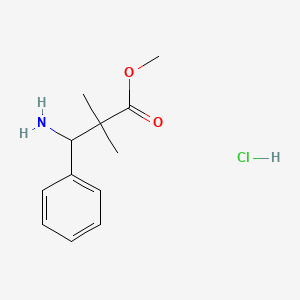 Methyl 3-amino-2,2-dimethyl-3-phenylpropanoate hydrochloride