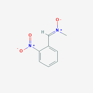 molecular formula C8H8N2O3 B2628675 (E)-methyl[(2-nitrophenyl)methylidene]oxidoazanium CAS No. 41106-02-9