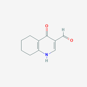 molecular formula C10H11NO2 B2628678 1,4,5,6,7,8-Hexahydro-4-oxo-3-quinolinecarboxaldehyde CAS No. 90490-58-7