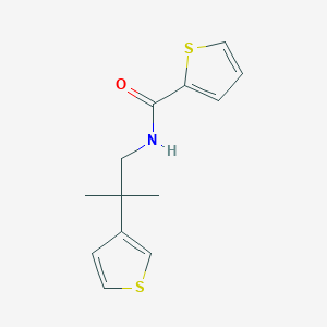 molecular formula C13H15NOS2 B2628708 N-(2-methyl-2-(thiophen-3-yl)propyl)thiophene-2-carboxamide CAS No. 2310142-60-8