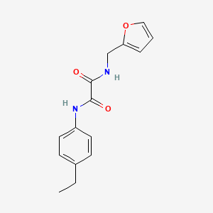 molecular formula C15H16N2O3 B2628773 N'-(4-乙基苯基)-N-(呋喃-2-基甲基)草酰胺 CAS No. 332065-21-1