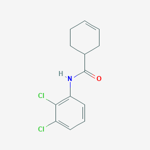 molecular formula C13H13Cl2NO B262878 N-(2,3-dichlorophenyl)cyclohex-3-ene-1-carboxamide 