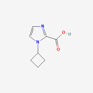 molecular formula C8H10N2O2 B2628797 1-环丁基咪唑-2-羧酸 CAS No. 1547010-18-3