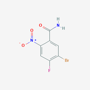 5-Bromo-4-fluoro-2-nitrobenzamide