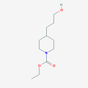 Ethyl 4-(3-hydroxypropyl)piperidine-1-carboxylate