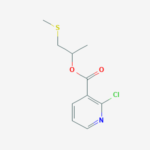 B2628862 1-(Methylsulfanyl)propan-2-yl 2-chloropyridine-3-carboxylate CAS No. 1394661-29-0