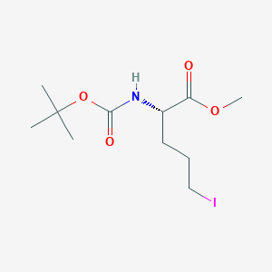molecular formula C11H20INO4 B2628863 甲基(S)-2-(Boc-氨基)-5-碘戊酸酯 CAS No. 162007-08-1