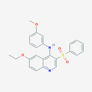 6-ethoxy-N-(3-methoxyphenyl)-3-(phenylsulfonyl)quinolin-4-amine