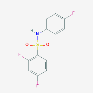 2,4-difluoro-N-(4-fluorophenyl)benzenesulfonamide