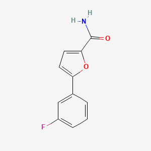 5-(3-Fluorophenyl)furan-2-carboxamide