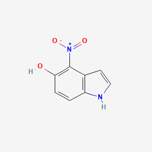 molecular formula C8H6N2O3 B2628905 4-nitro-1H-indol-5-ol CAS No. 135531-89-4