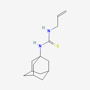 molecular formula C14H22N2S B2628939 (Adamantanylamino)(prop-2-enylamino)methane-1-thione CAS No. 29456-83-5