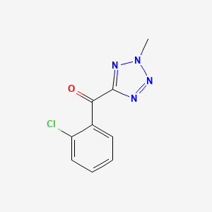 molecular formula C9H7ClN4O B2628948 5-(2-chlorobenzoyl)-2-methyl-2H-1,2,3,4-tetrazole CAS No. 1858599-02-6