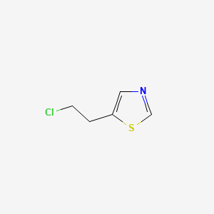 molecular formula C5H6ClNS B2628974 5-(2-Chloroethyl)-1,3-thiazole CAS No. 45592-77-6
