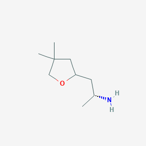 (2R)-1-(4,4-Dimethyloxolan-2-yl)propan-2-amine