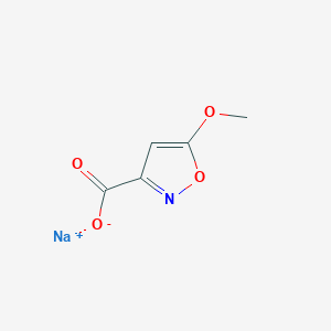 Sodium;5-methoxy-1,2-oxazole-3-carboxylate