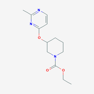 Ethyl 3-((2-methylpyrimidin-4-yl)oxy)piperidine-1-carboxylate