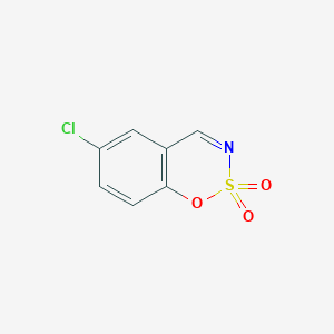 molecular formula C7H4ClNO3S B2629020 1,2,3-苯并恶噻嗪-6-氯-2,2-二氧化物 CAS No. 78224-92-7