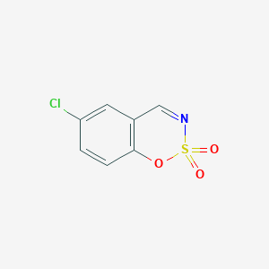 1,2,3-Benzoxathiazine, 6-chloro-, 2,2-dioxide