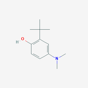 molecular formula C12H19NO B2629036 2-Tert-butyl-4-(dimethylamino)phenol CAS No. 1243402-01-8