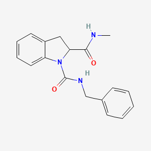 molecular formula C18H19N3O2 B2629037 N1-benzyl-N2-methylindoline-1,2-dicarboxamide CAS No. 1103518-11-1
