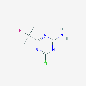 4-Chloro-6-(2-fluoropropan-2-yl)-1,3,5-triazin-2-amine