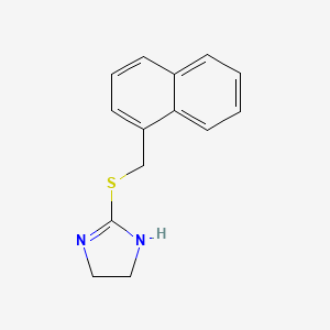 2-(naphthalen-1-ylmethylsulfanyl)-4,5-dihydro-1H-imidazole