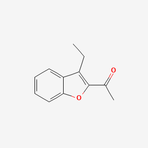 molecular formula C12H12O2 B2629080 1-(3-Ethyl-1-benzofuran-2-yl)ethanone CAS No. 15817-85-3