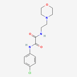 molecular formula C14H18ClN3O3 B2629089 N1-(4-氯苯基)-N2-(2-吗啉基乙基)草酰胺 CAS No. 797765-57-2