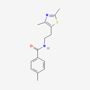 N-[2-(2,4-dimethyl-1,3-thiazol-5-yl)ethyl]-4-methylbenzamide