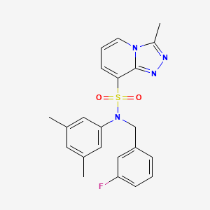 N-(3-ethylphenyl)-1-[3-(phenylthio)pyrazin-2-yl]piperidine-4-carboxamide