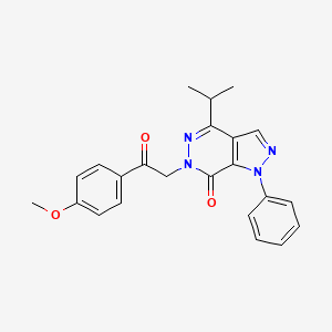 4-isopropyl-6-(2-(4-methoxyphenyl)-2-oxoethyl)-1-phenyl-1H-pyrazolo[3,4-d]pyridazin-7(6H)-one