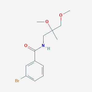 3-bromo-N-(2,3-dimethoxy-2-methylpropyl)benzamide