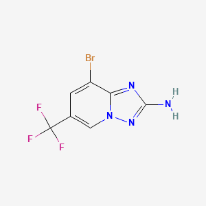 B2629125 8-Bromo-6-(trifluoromethyl)-[1,2,4]triazolo[1,5-a]pyridin-2-amine CAS No. 1257705-46-6