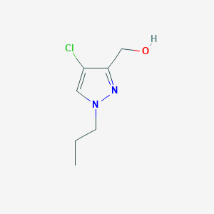 molecular formula C7H11ClN2O B2629135 (4-Chloro-1-propyl-1H-pyrazol-3-yl)methanol CAS No. 2101201-01-6