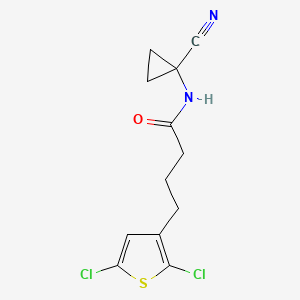 N-(1-cyanocyclopropyl)-4-(2,5-dichlorothiophen-3-yl)butanamide