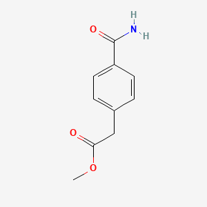 molecular formula C10H11NO3 B2629157 Methyl (4-carbamoylphenyl)acetate CAS No. 861545-78-0