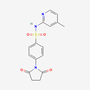 1-(4-{[(4-Methyl-2-pyridyl)amino]sulfonyl}phenyl)azolidine-2,5-dione