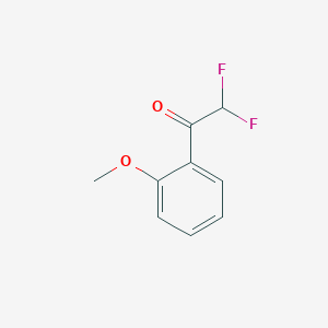 molecular formula C9H8F2O2 B2629166 2,2-Difluoro-1-(2-methoxyphenyl)ethanone CAS No. 1352225-26-3