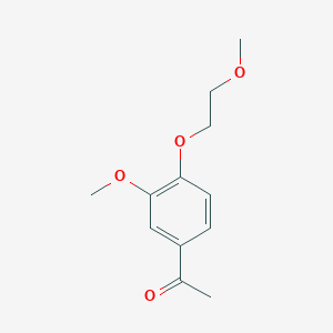 1-[3-Methoxy-4-(2-methoxyethoxy)phenyl]ethan-1-one