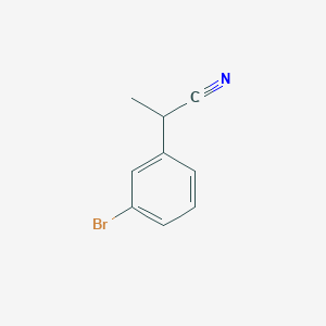 molecular formula C9H8BrN B2629210 2-(3-Bromophenyl)propanenitrile CAS No. 341009-06-1