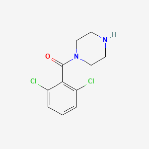 molecular formula C11H12Cl2N2O B2629211 1-(2,6-Dichlorobenzoyl)piperazine CAS No. 404869-31-4