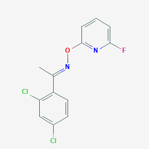 1-(2,4-dichlorophenyl)-1-ethanone O-(6-fluoro-2-pyridinyl)oxime
