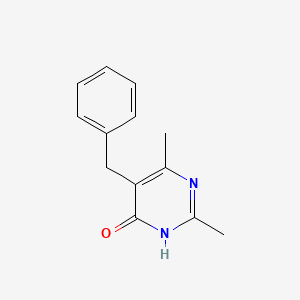 molecular formula C13H14N2O B2629317 5-Benzyl-2,6-dimethylpyrimidin-4-ol CAS No. 431909-87-4