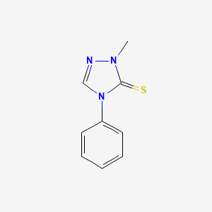 molecular formula C9H9N3S B2629327 2-methyl-4-phenyl-2,4-dihydro-3H-1,2,4-triazole-3-thione CAS No. 2360-40-9