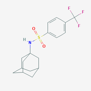 molecular formula C17H20F3NO2S B262934 N-(1-adamantyl)-4-(trifluoromethyl)benzenesulfonamide 