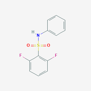 molecular formula C12H9F2NO2S B262938 2,6-difluoro-N-phenylbenzenesulfonamide 